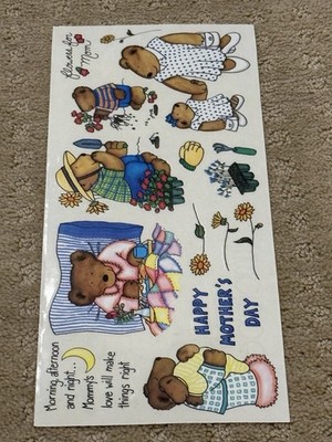 5 New Rare Vintage Tumblebeasts Animals Mothers Day Sticker Sheets