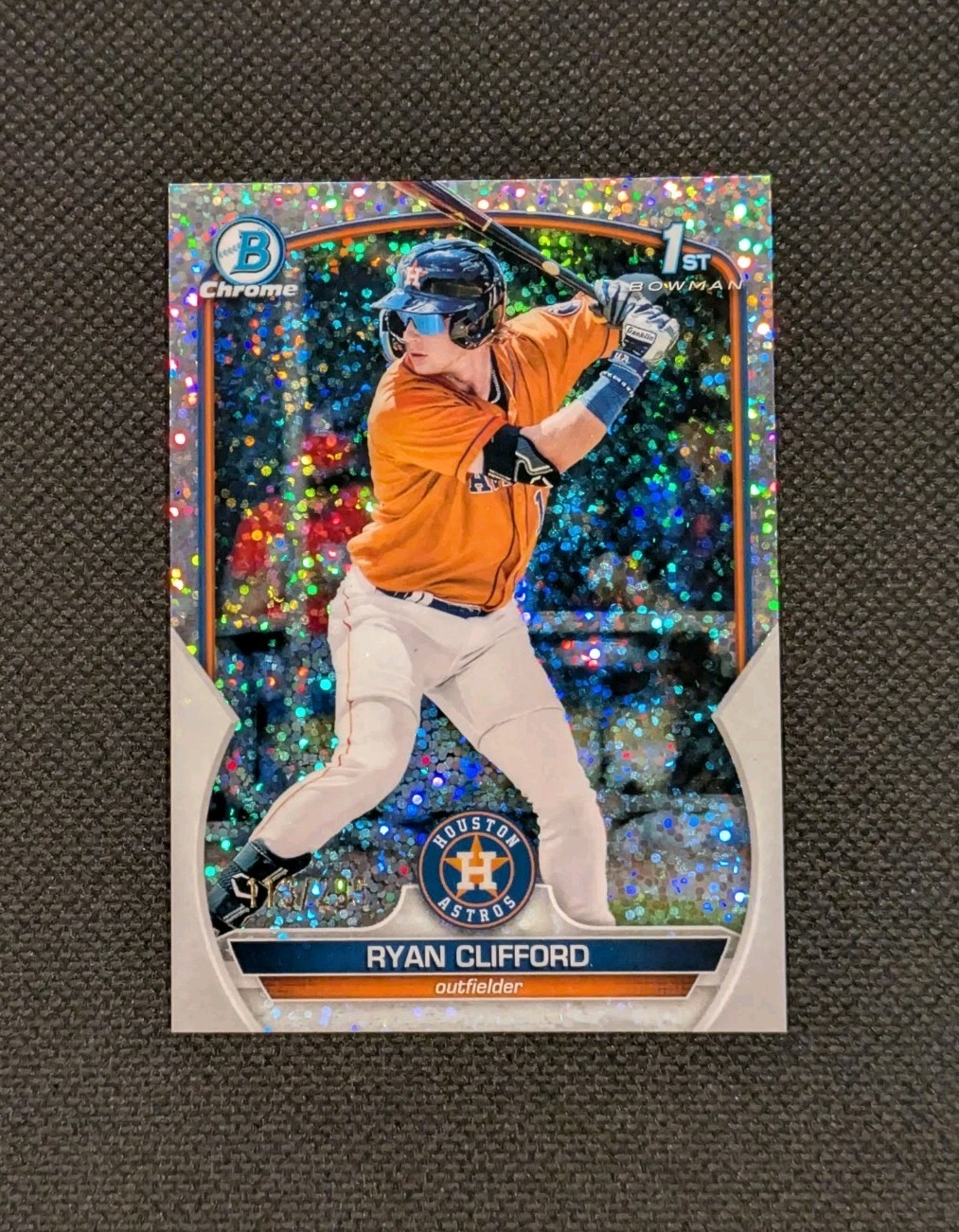 2023 Bowman - 1st Chrome Ryan Clifford #BCP-10 Speckle Refractor /299