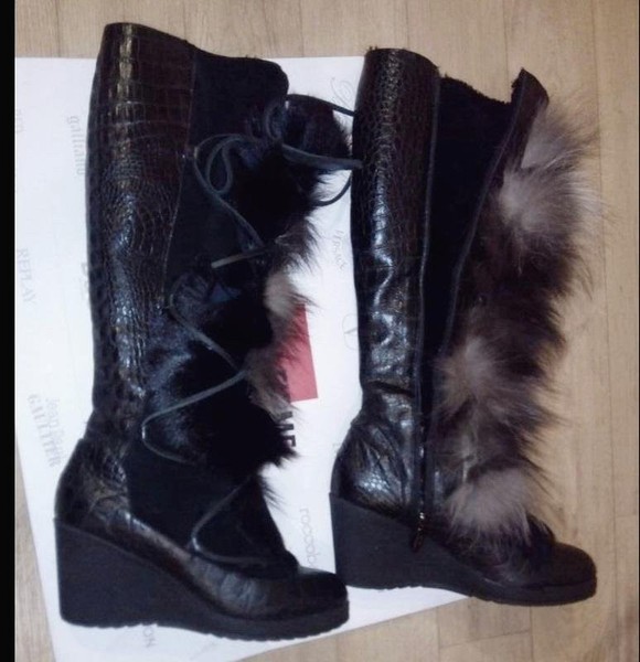 Baldinini Damenstiefel schwarz Wildleder 37 #5HD0