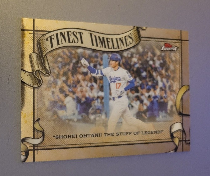 2026 Topps Finest Timelines Shohei Ohtani FT-23 LA Dodgers