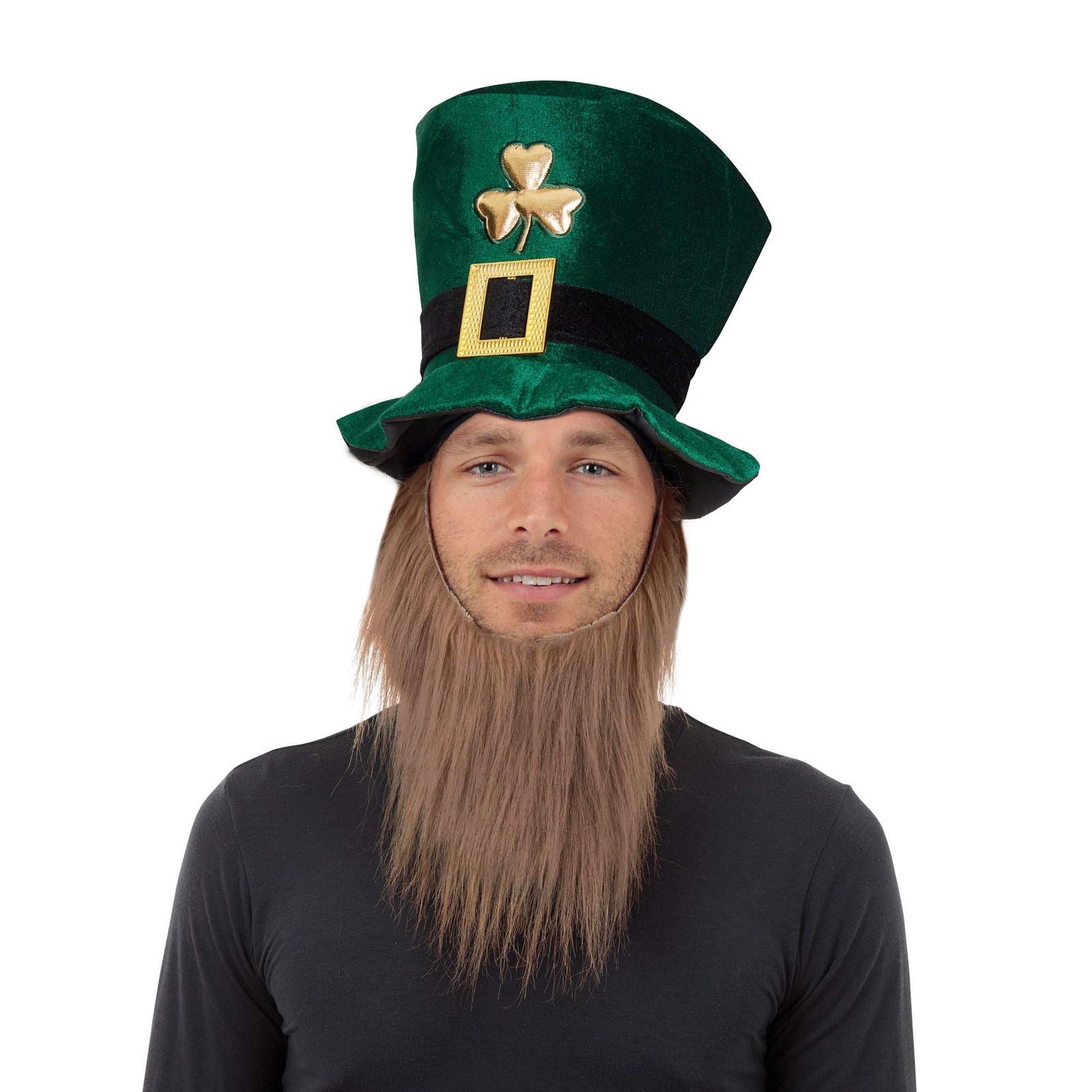 Fabric Leprechaun Hat with Beard (Cappello/Cappello)
