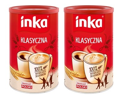 Inka Getreidekaffee instant 2x200g - löslicher Malzkaffee koffeinfrei