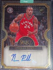 norman powell 60 series auto RC rookie NBA card