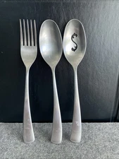 STUDIO WILLIAM Stainless LARCH SATIN Serving Set Flatware