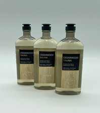 Bath  Body Works Aromatherapy CEDARWOOD SAUNA Body Wash Bath Set of 3