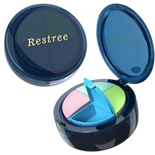 Foldable for Pill Box Collapsible Water Cup 4 Compartment for Ca