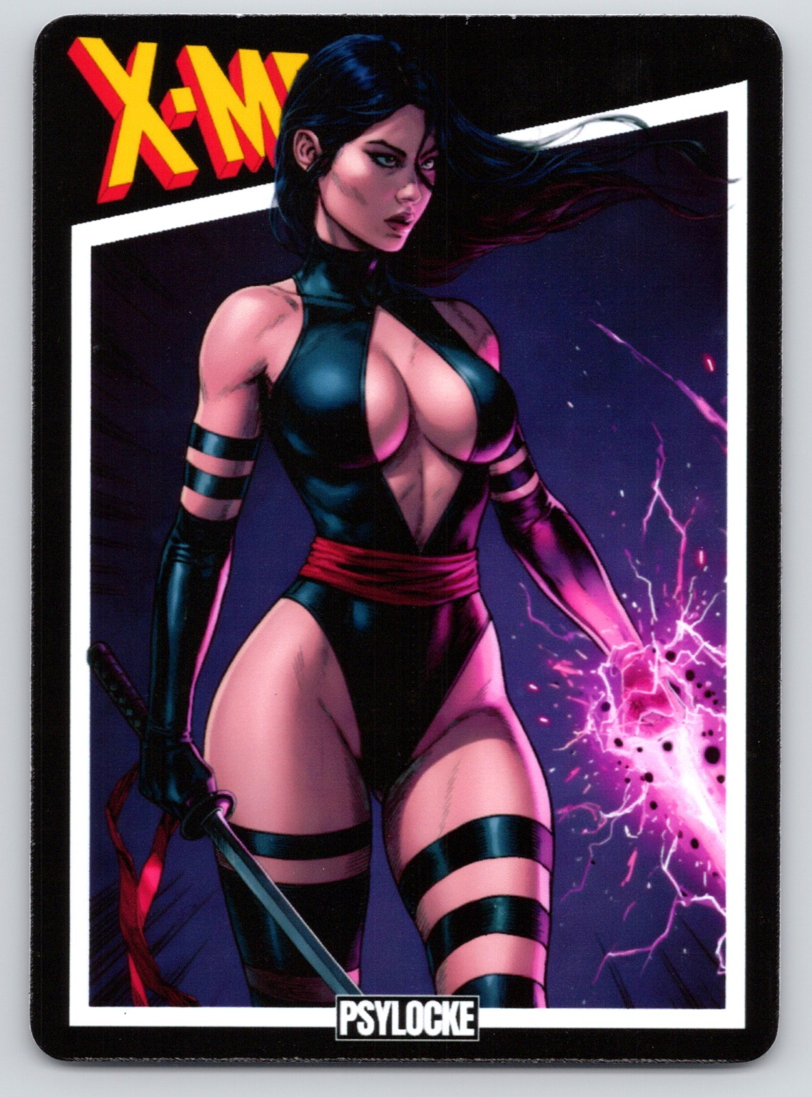 X-Men Psylocke Comic Book Sexy Hot Spicy ACEO Custom Trading Card