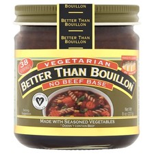 Better Than Bouillon Vegetarian No Beef Base, Made with 8 Ounce Pack of 1