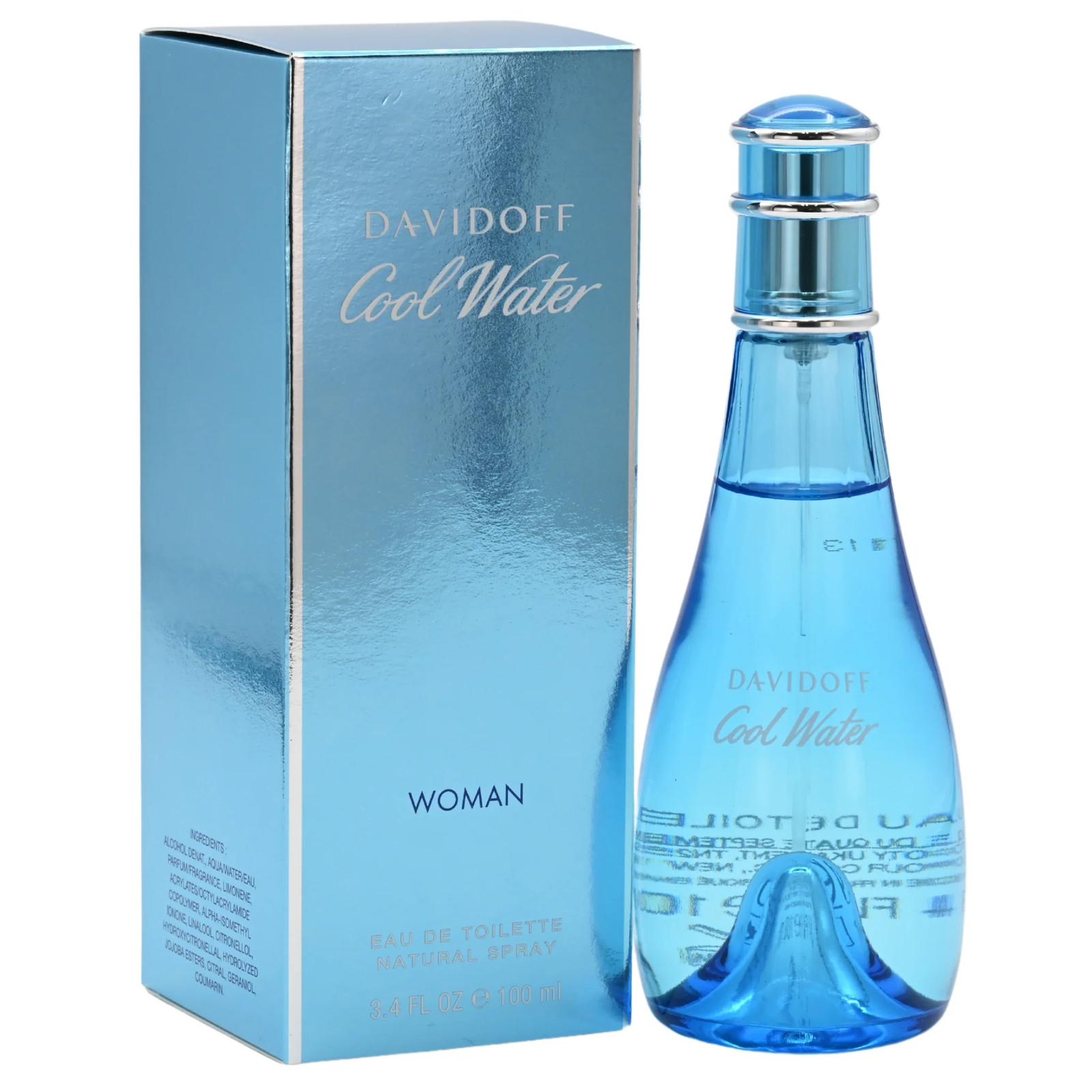 ✅ COOL WATER by Davidoff Perfume 3.3 / 3.4 oz EDT For Women New in Box ✅