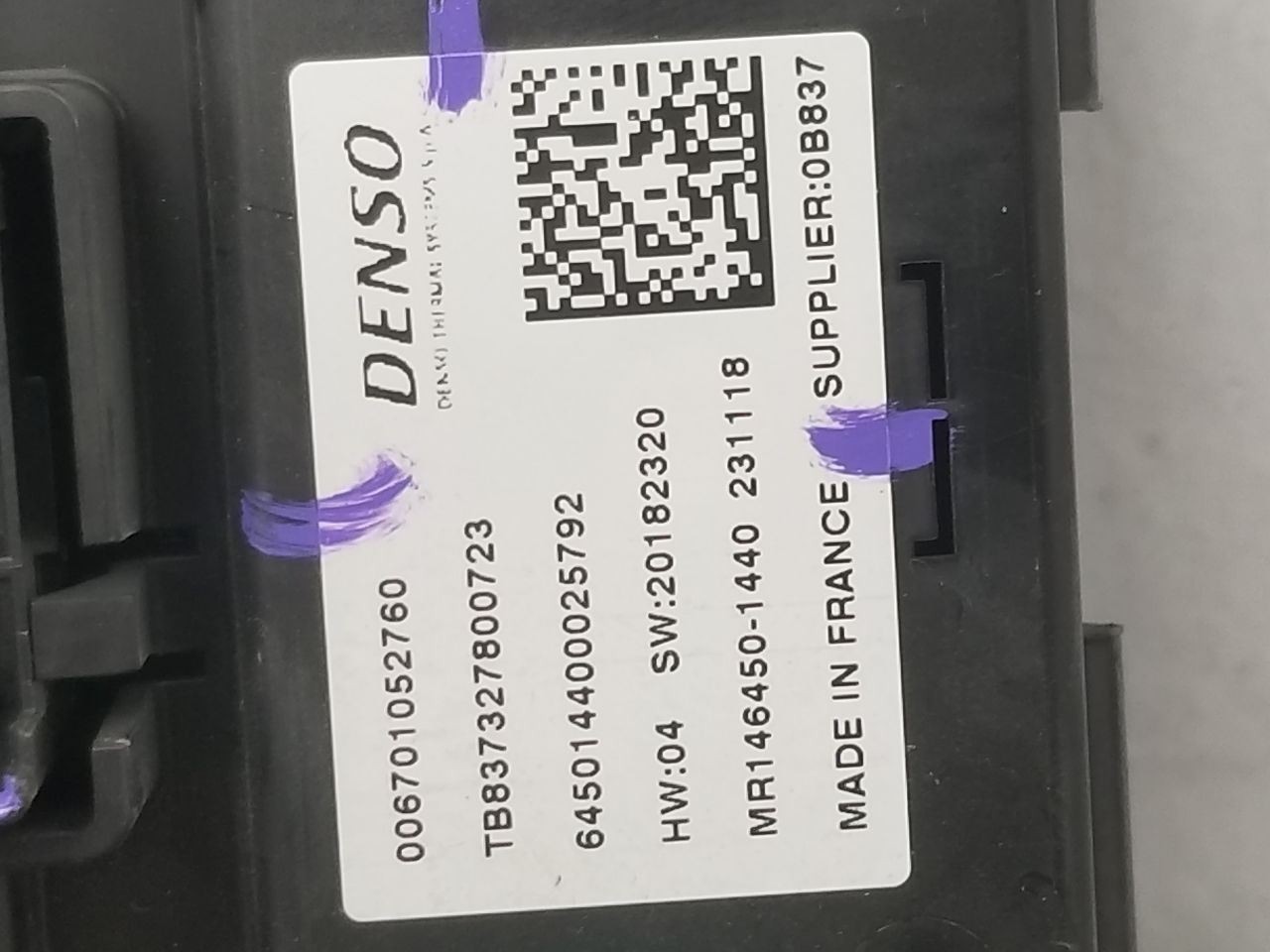 19 MASERATI LEVANTE S GRANSPORT HAV CONTROL MODULE 6701052760