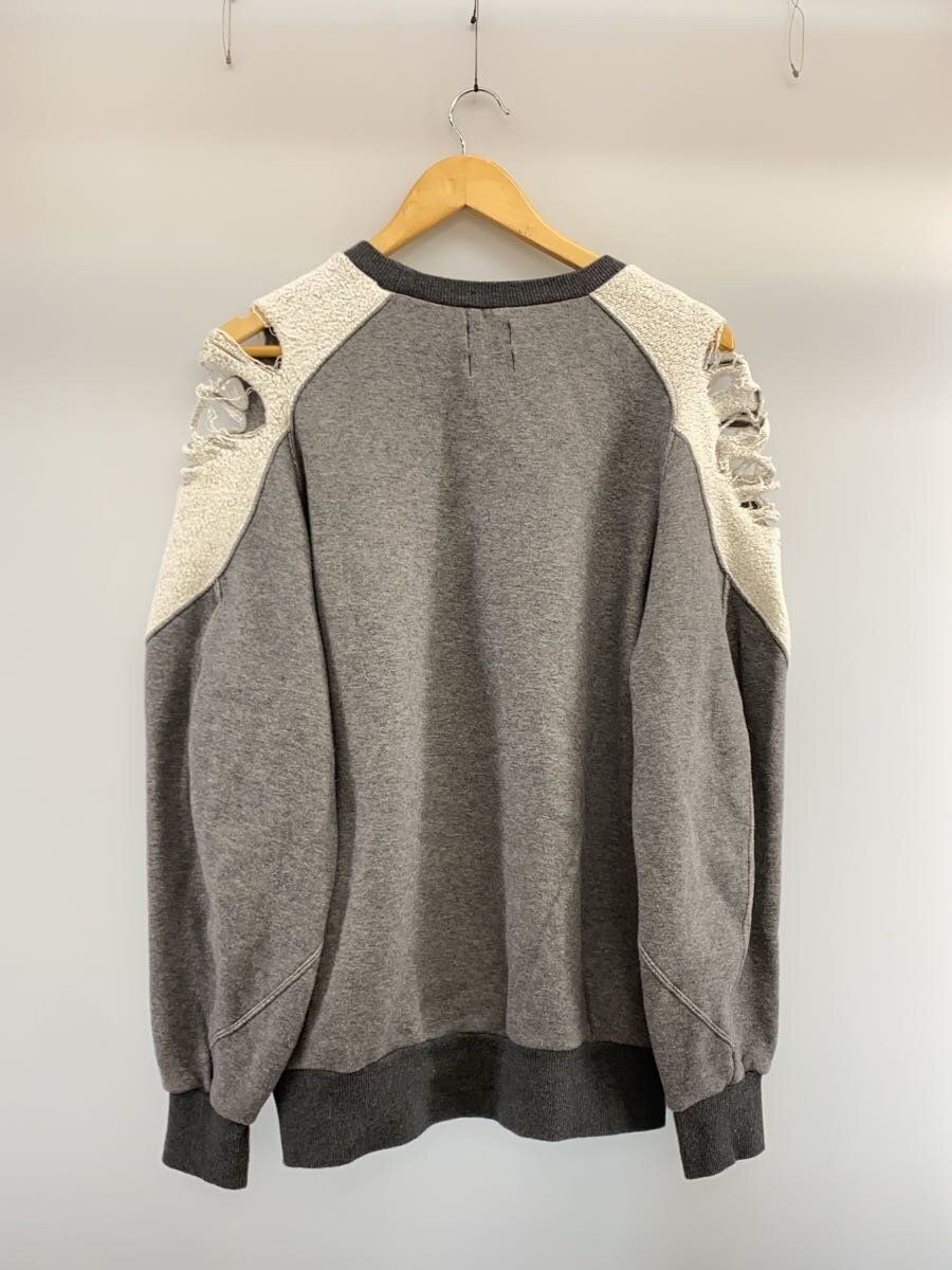 MIHARA YASUHIRO Sweatshirt Damaged 38 Cotton Gray 12713776