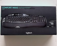 Logitech MK550 Comfort Wave Wireless Keyboard...