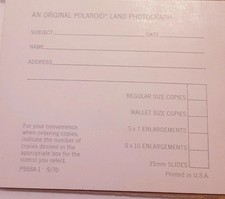Vintage Polaroid Polacolor Print Mounts 1967 Approx 3.25" x 4.25" Lot of 28