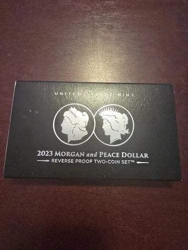 2023 Reverse Proof Morgan And Peace Dollars. .999 Silver Rounds. 2 Oz.s Included