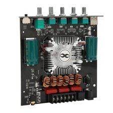BT Power Amplifier Board Stereo 2.1 Channel Built In Cooling Fan USB Amplifier B