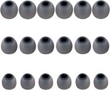 Silicone Earbud Tips Replacement Earbuds Cap Eartips Tips Eargels 9 Pairs S M L