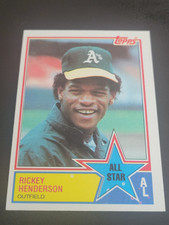 Rickey Henderson  1983 Topps All Star # 391