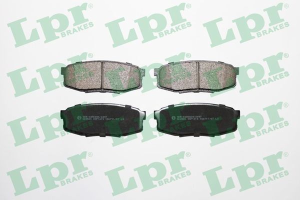 LPR Bremsbelagsatz Scheibenbremse 05P1419 FüR Cruiser Toyota 200 Land Tundra Up-image