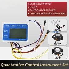 LCD Flow Controller Automatic ZJ-LCD-M 0.1–9999L/Gal Flow Sensor Solenoid Valve