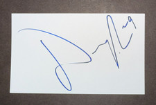 Doug Nikhazy, INDIANS (2025 Debut) SIGNED 3x5 Index Card