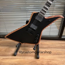 Matte BlackWylde Audio Electric Guitar EMG Pickups Black Parts US Warehouse