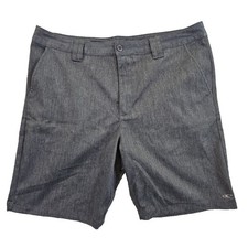 O'Neill Shorts Mens 38 Gray Standard Fit Stretch 9" Inseam Quiet Luxury EUC Grey