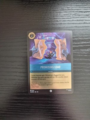 Disney Lorcana Whispers in the Well - Promising Lead - Cold Foil #162/204