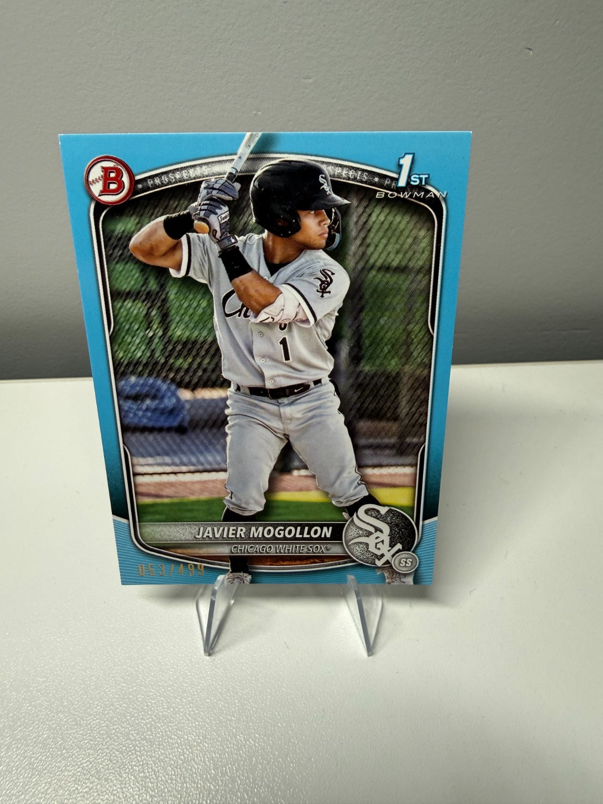 Javier Mogollon 2025 Bowman 1st Paper Sky Blue /499 #BP-68 White Sox