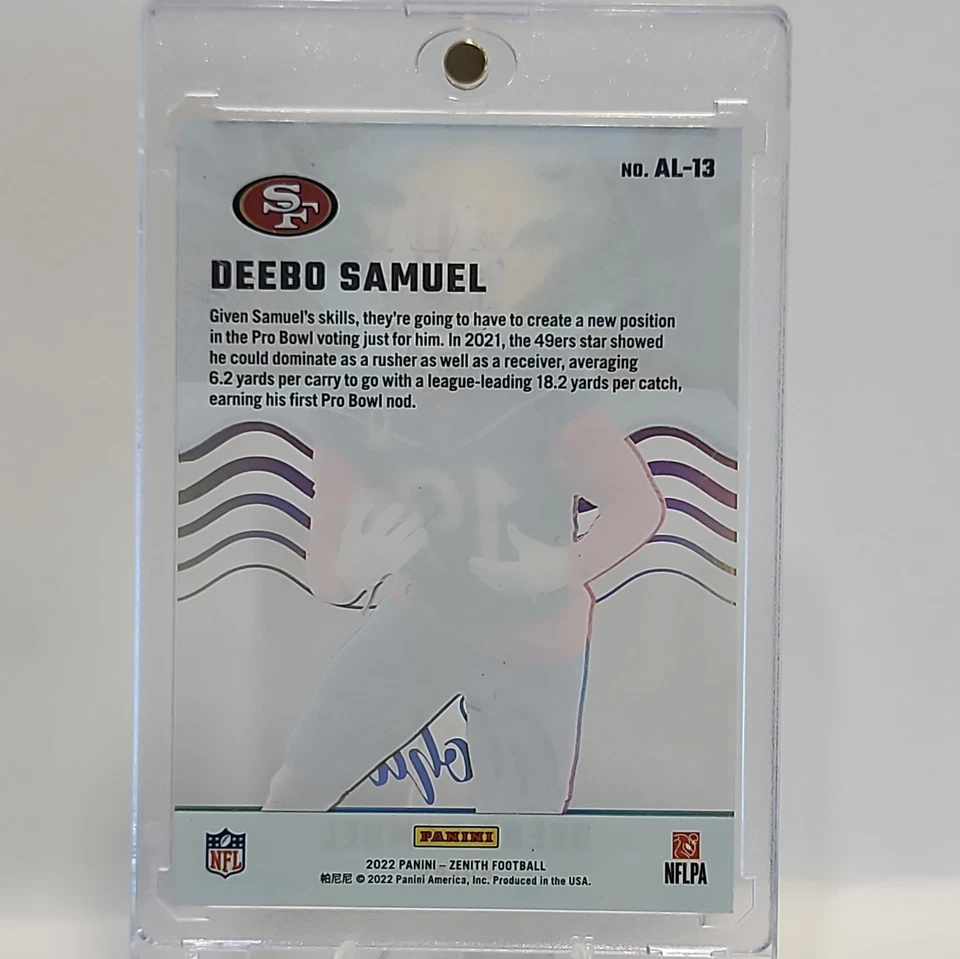 2022 Deebo Samuel Panini Zenith Aloha Case Hit! SSP SP San Fransisco 49ers AL-13 - Image 2 of 2