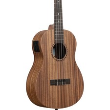 Kala KA-TEAK-BE Teak Baritone Acoustic-Electric Ukulele w/ EQ
