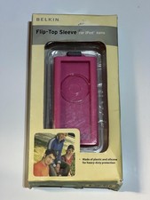 Boxed Belkin Flip-Top Sleeve for iPod nano 1st/2nd Generation Pink F8Z132-PNK 