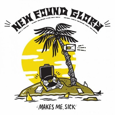 New Found Glory - Makes Me Sick (UK Exclusive Tri-Color Yellow / White / Black) 