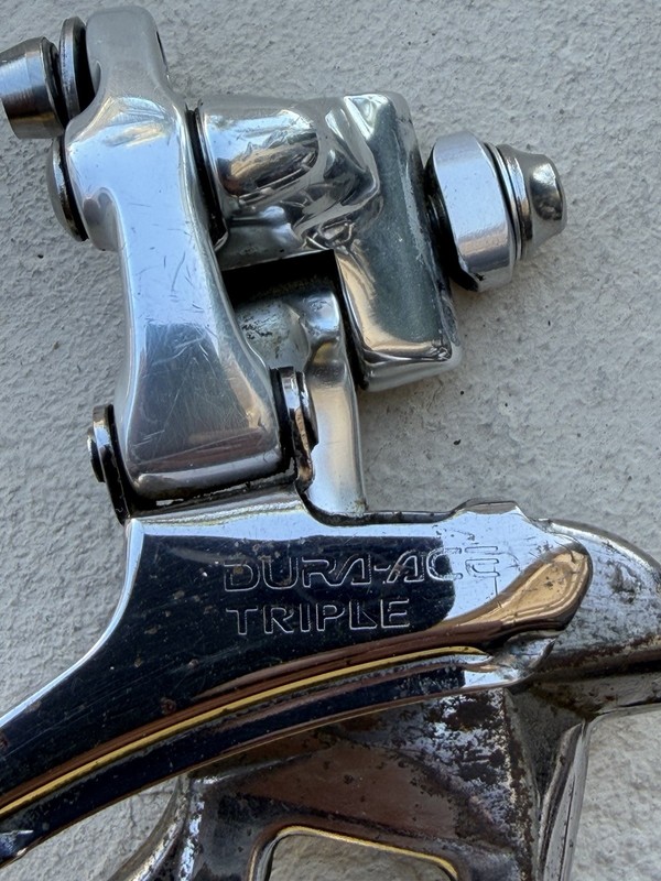 Shimano Dura-Ace FD-7703 Triple Front Derailleur Clamp Braze 9s VIntage