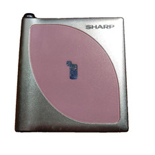 SHARP Portable MD Player MD-DP700-P w/Remote Used From JAPAN