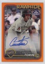 2024 Topps Pro Debut Orange Foil Auto 18/25 Cristofer Torin #PD-192 Auto 09ou