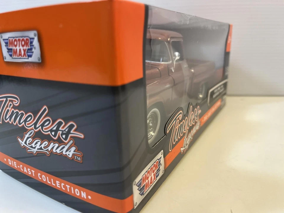 1958 GMC 100 Wideside Truck New In The Box in 1/24 Scale Diecast by Motor Max - Image 4 of 4