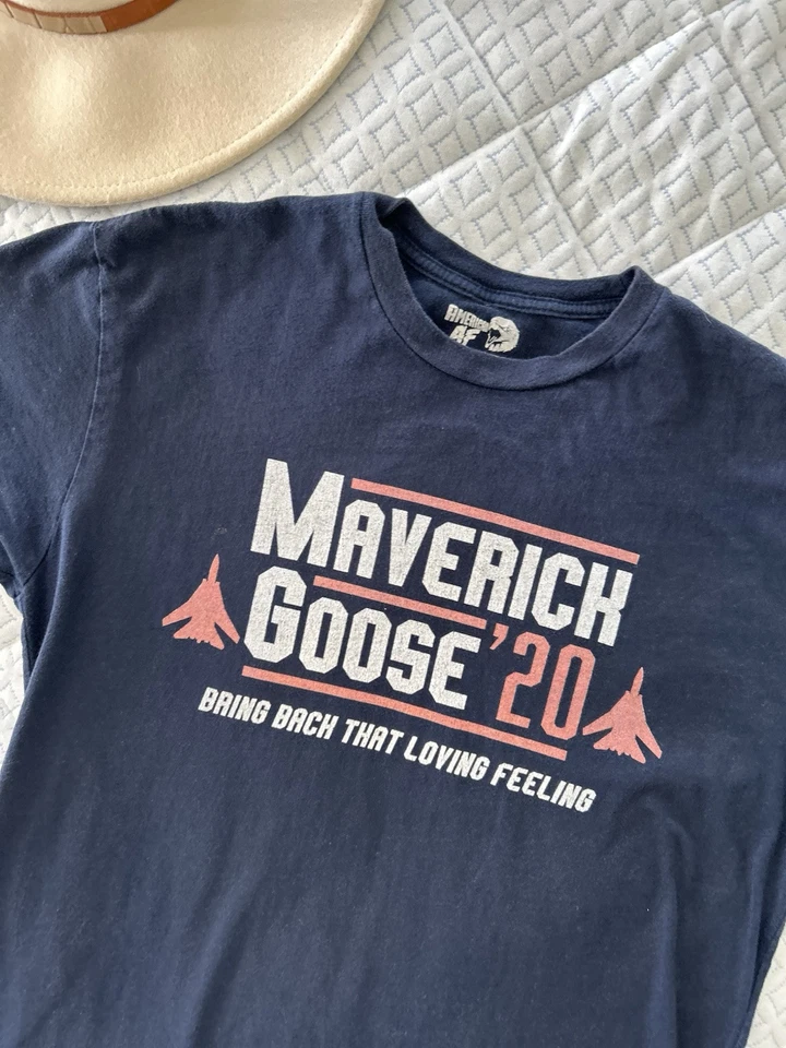 Camiseta para hombre Maverick Goose 2020 Top Gun Bring Back That Loving Feeling mediana Foto 3 de 4