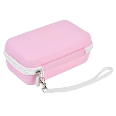 Lightweight Crushproof Kids Camera Carrying Case with Mesh Pouch and Strap