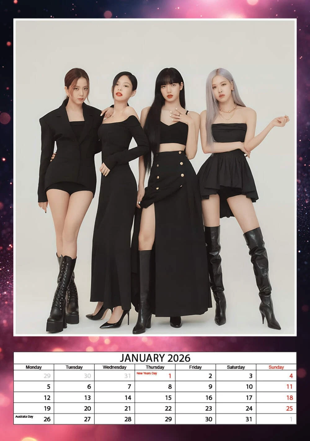 2026 Blackpink - A3 Wall Calendar