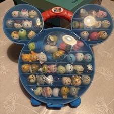 52x Disney Tsum Tsum Figures Bundle Carry Case &Tsum Tsums Bundle