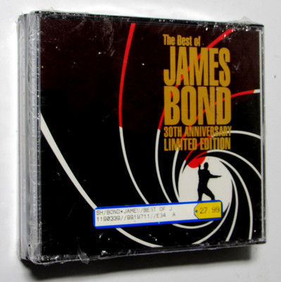  Best Of James Bond  Movie Soundtrack BRAND NEW/Sealed (CD Box Set) 007 + FREE