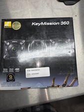 NEW in spotless Box Nikon KeyMission 360 4K HD Action Camera System Kit Complete