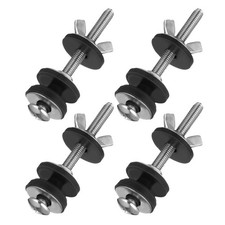 4 Pcs Toilet Tank Bolts Replacement Kit Stainless for Fixing Screws