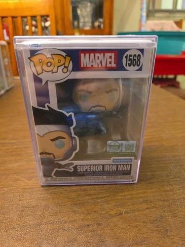 Funko POP! Ultra Superior Iron Man Marvel #1568 LE 5,000 with Hard Stack In Hand