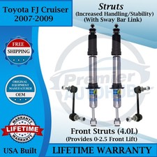 Bilstein OEM Front Strut W/Sway Bar Link For 2007-2009 Toyota FJ Cruiser 9yr War