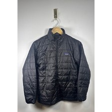 Patagonia Kids/Youth Classic Nano Puff Jacket in Black, Size Large 12