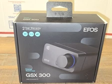New & Sealed! EPOS Sennheiser GSX 300 Gaming Dac - External Sound Card - Black
