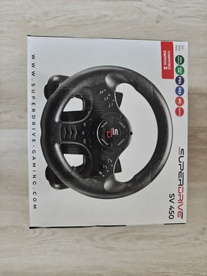 SUBSONIC Superdrive - Rennlenkrad SV450 Racing Wheel lenkräd mit Pedalen, Shift