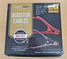 Justin Case 20ft 4 Gauge Booster Cable 225 Amps Jumper Cables 494