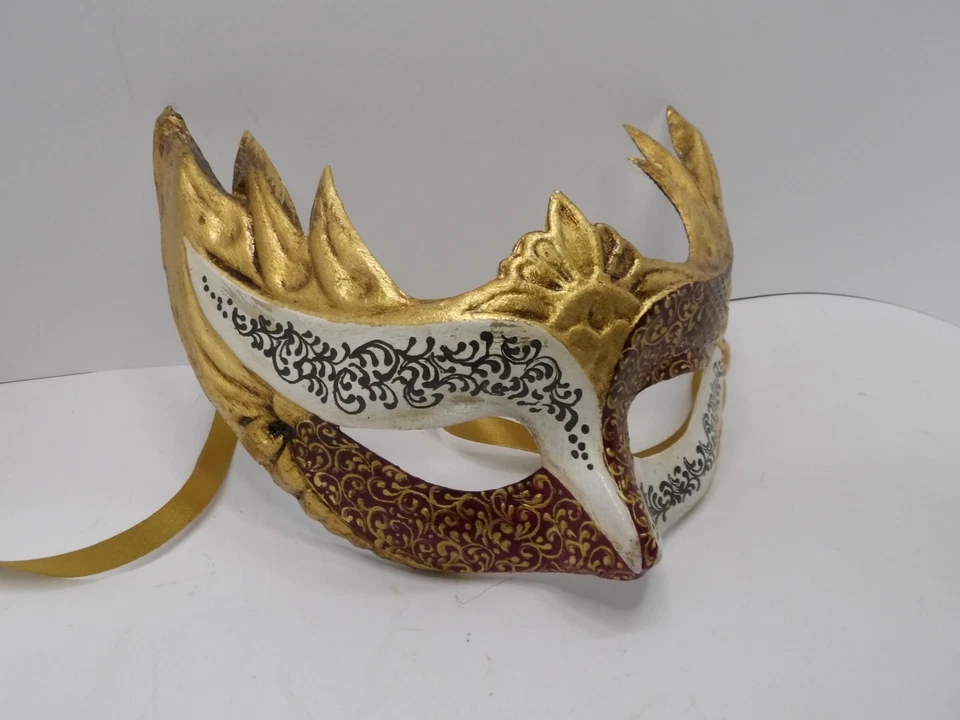 Venetian Mask Made in Venice by Ermee Ferrari, Unique Piece - Image 3 of 4